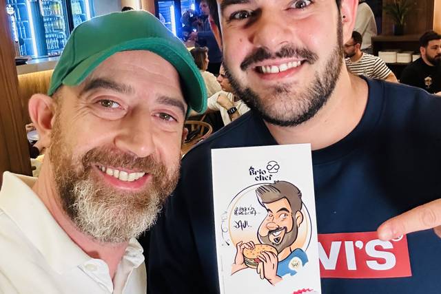 Caricatura divertida cómic