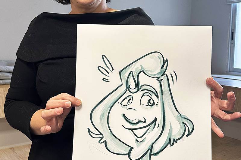 Familiar con su caricatura