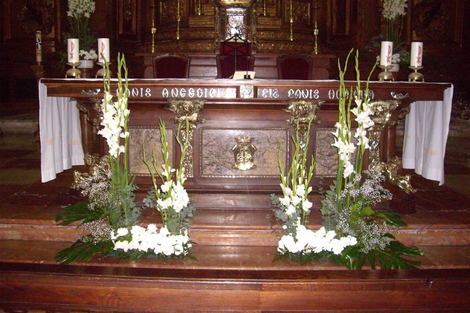 Decoración altar