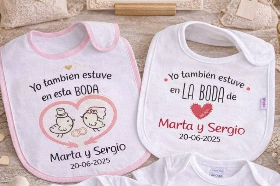Bodys, baberos, chupetes