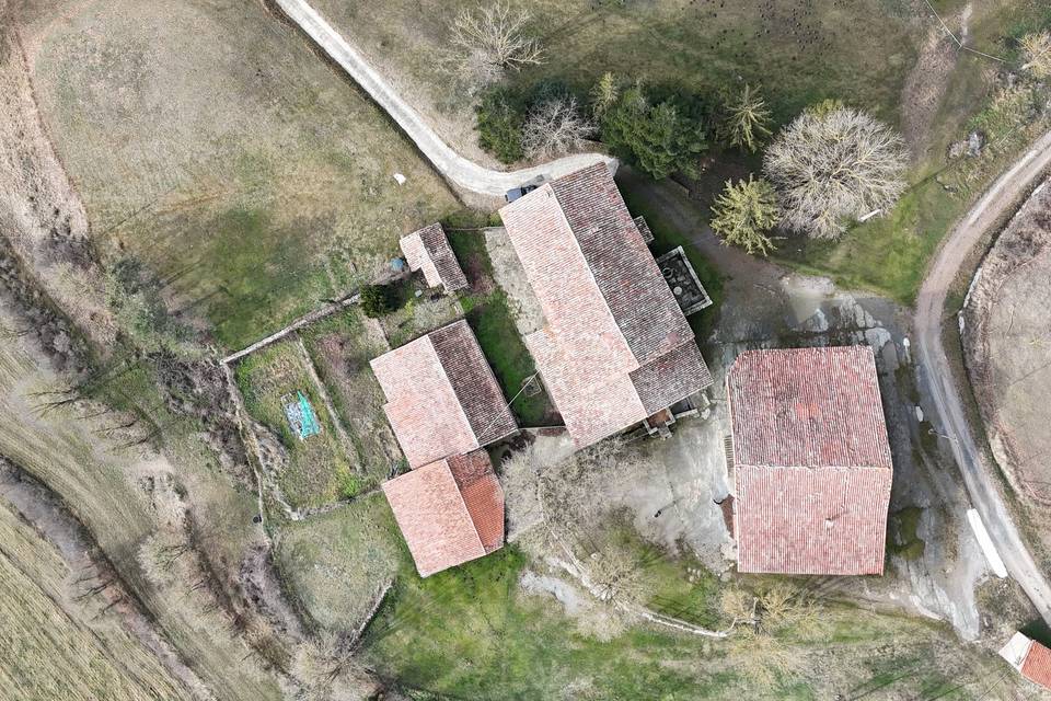 A vista de dron