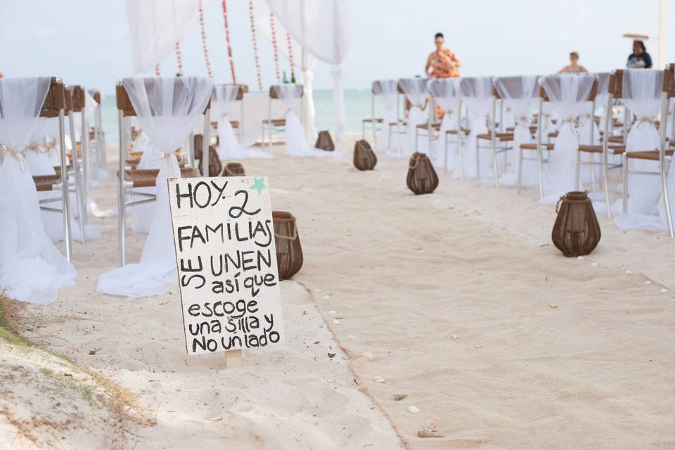 Beach wedding