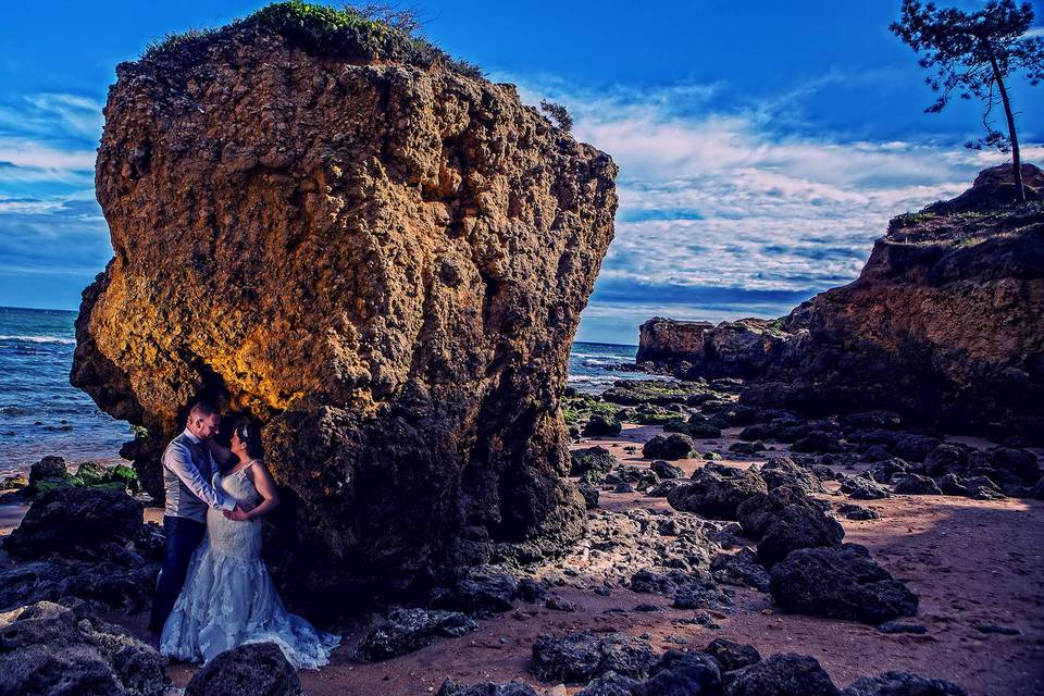 Postboda en la playa