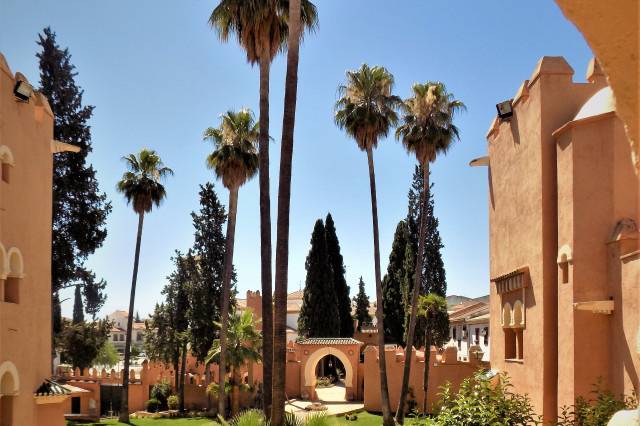 Panorámica de los jardines