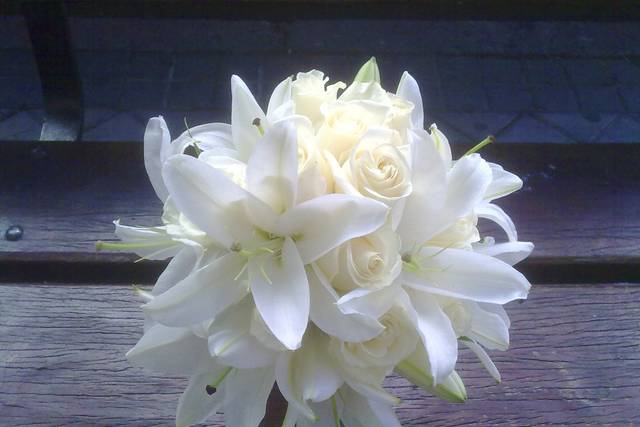 Ramo liliums y rosas