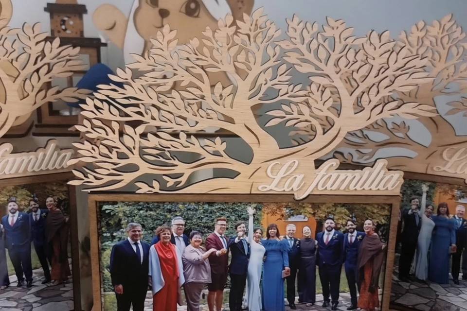 Árbol de la vida con foto
