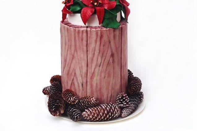 Christmas Wedding Cake