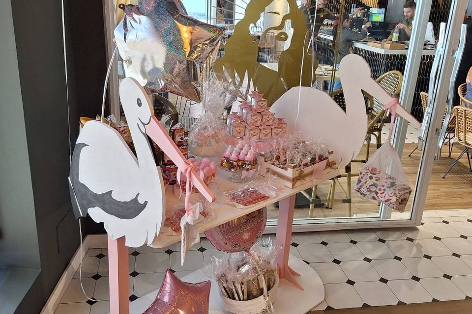 Mesa de chuches bautizo