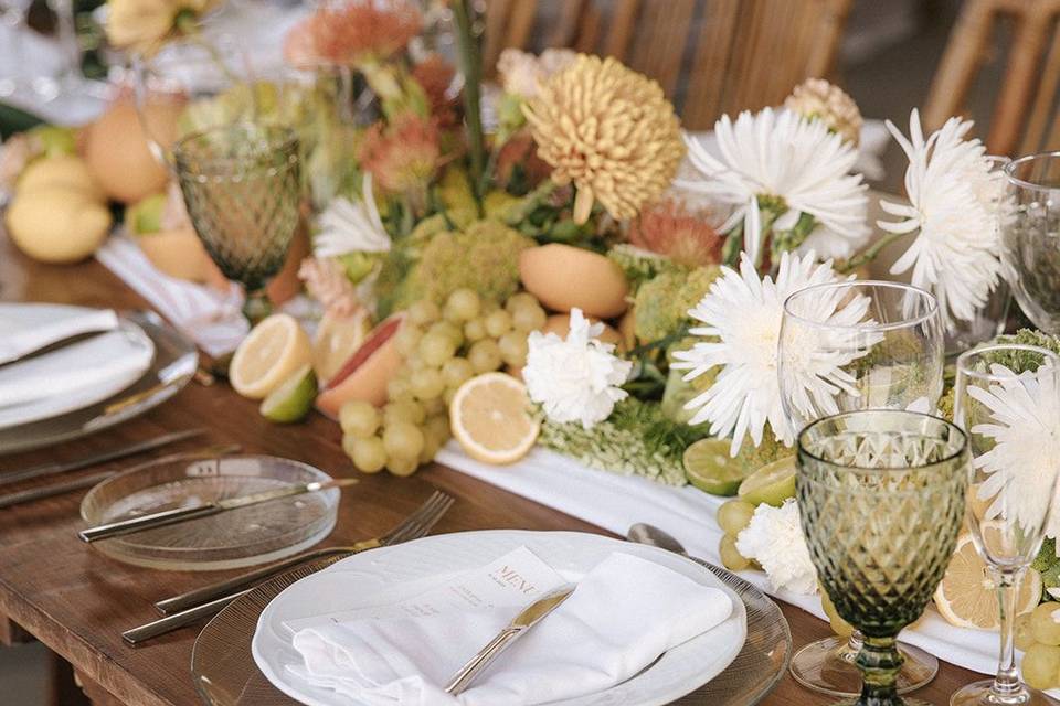 Flores & fruta
