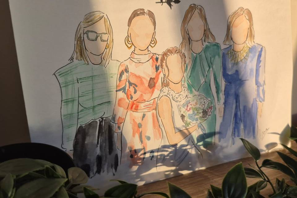 Ilustraciones en estudio