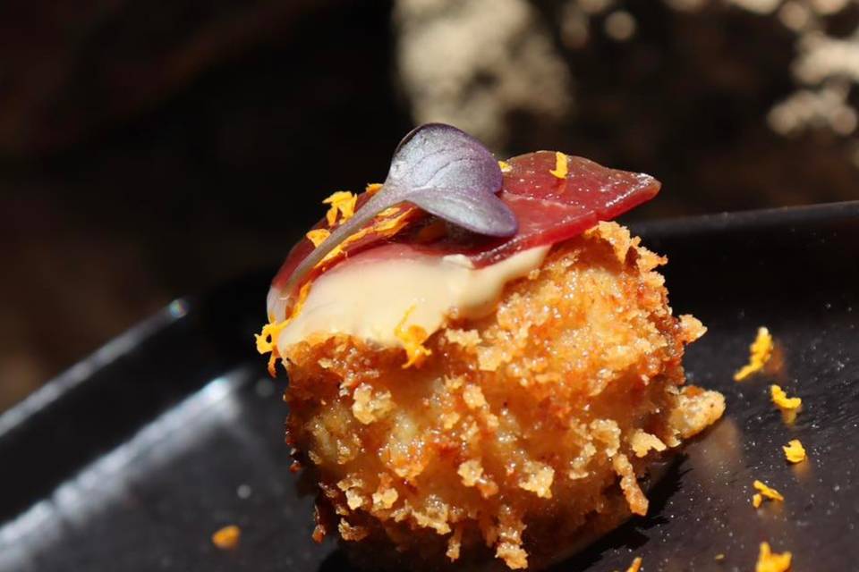 Croqueta de pato