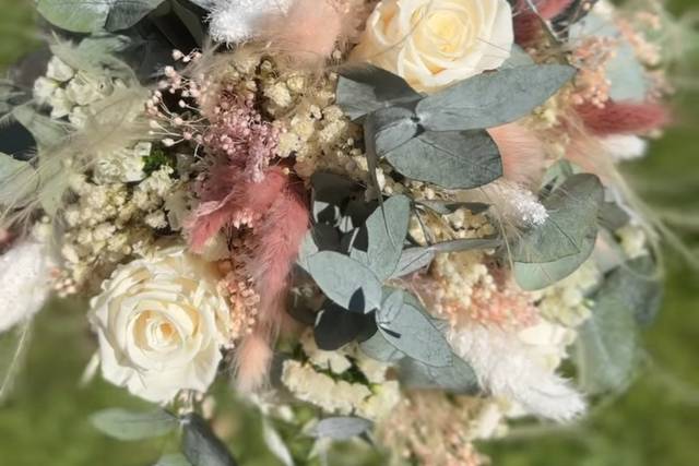 Ramo de novia flor preservada