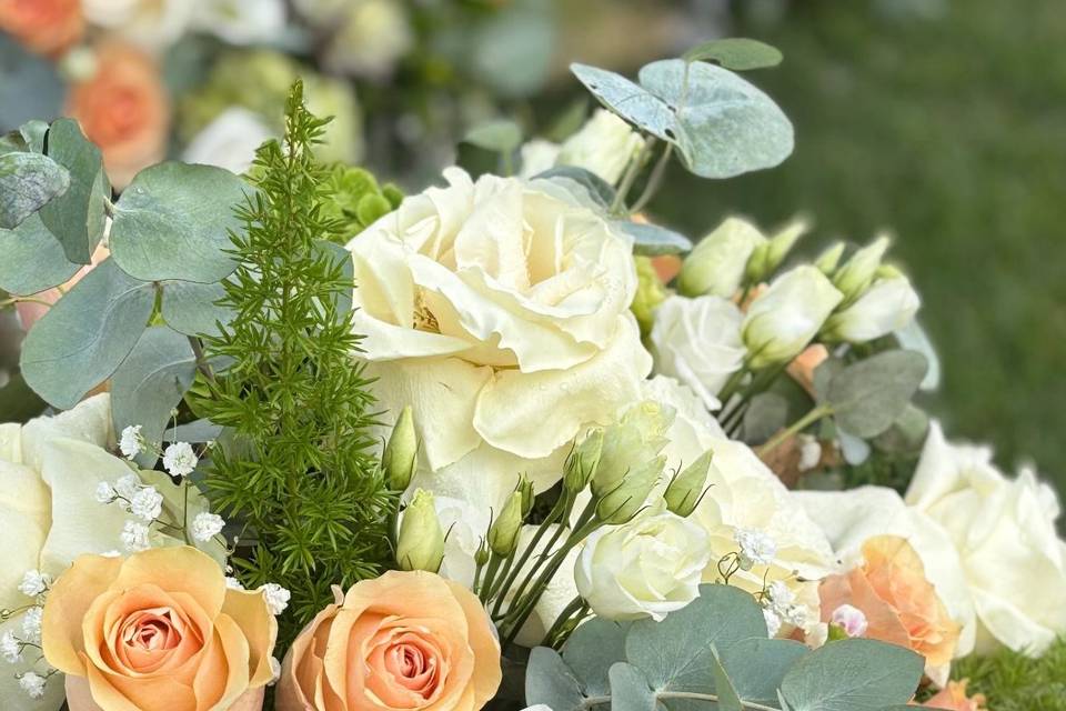 Centro floral  flor fresca