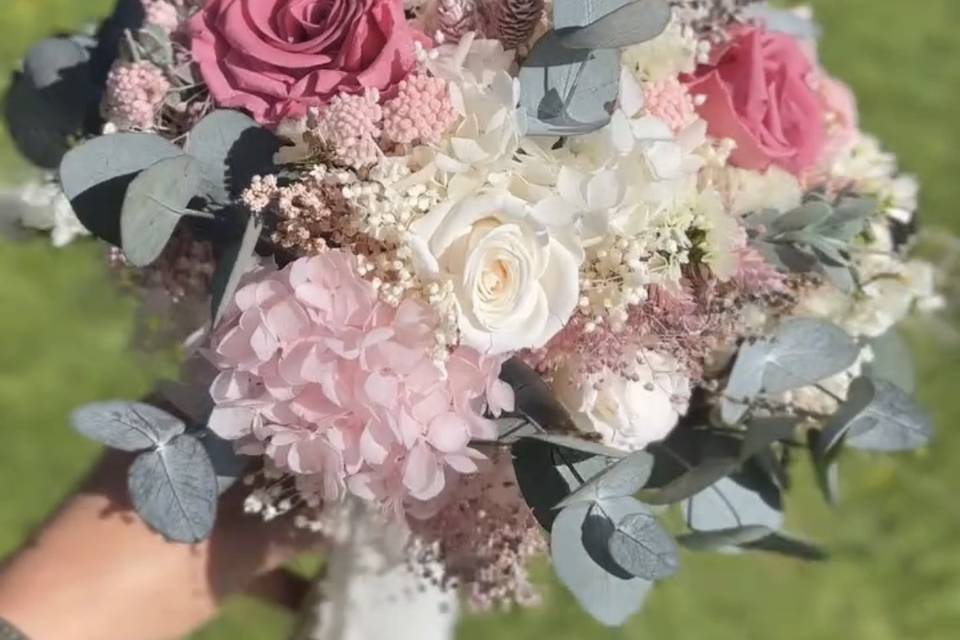 Ramo novia flor preservada