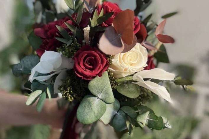 Ramo novia flor preservada