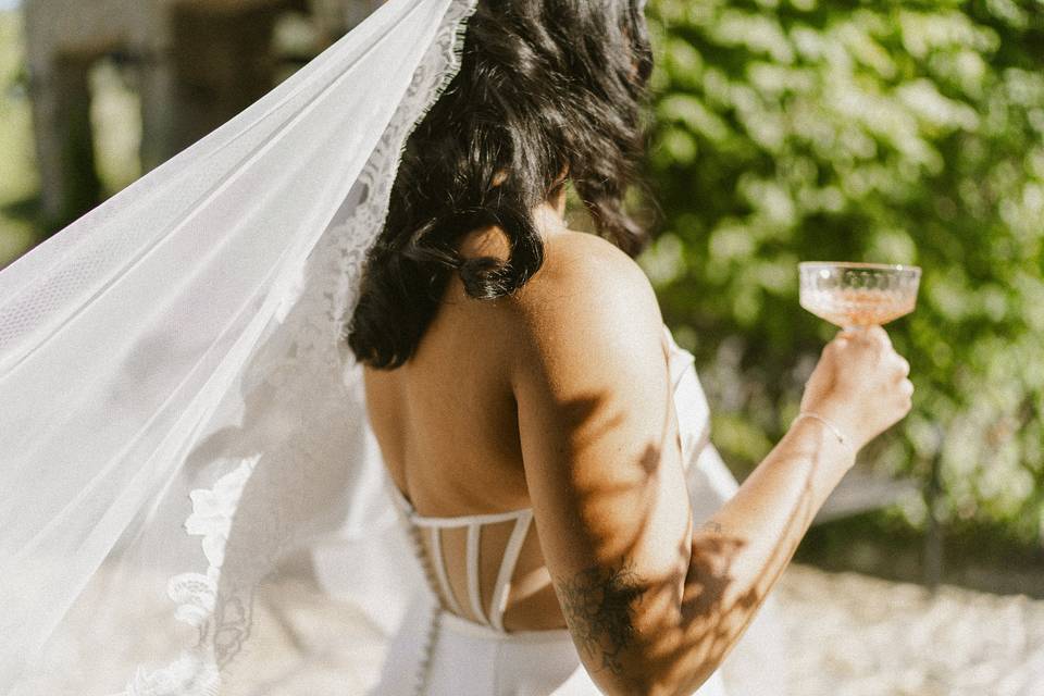 Detalle del brindis