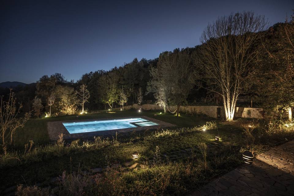 Piscina noche