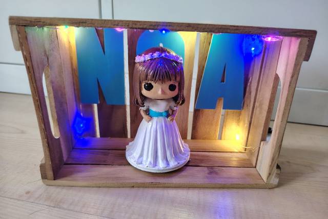 Figura en caja personalizada