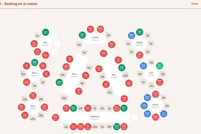 Exporta tu seating plan en PDF