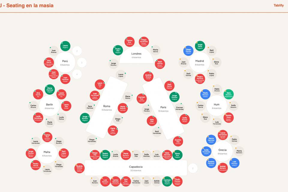 Exporta tu seating plan en PDF
