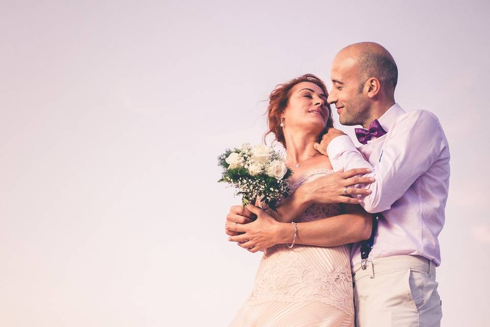 Postboda en la playa