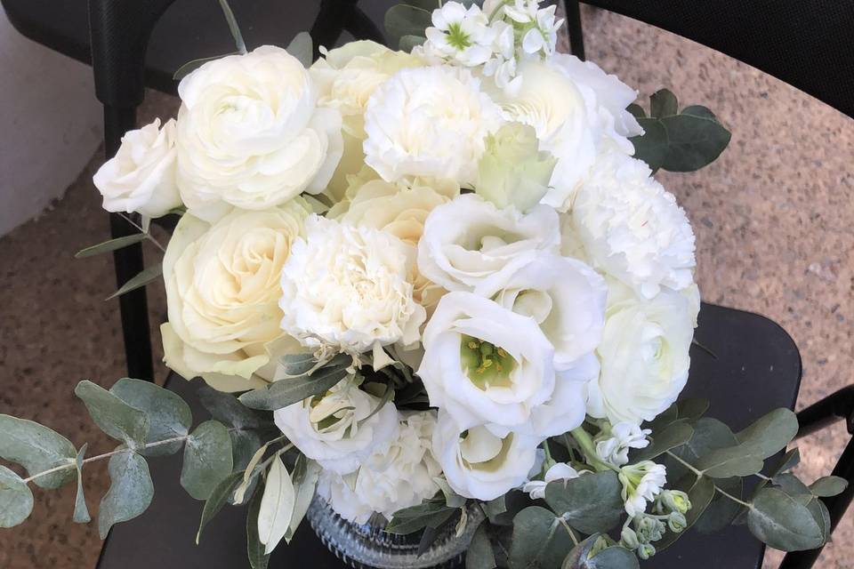 Ramo de novia y boutonniere