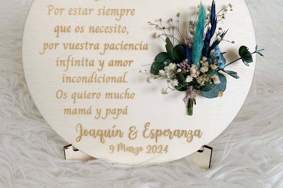 Regalo boda padres