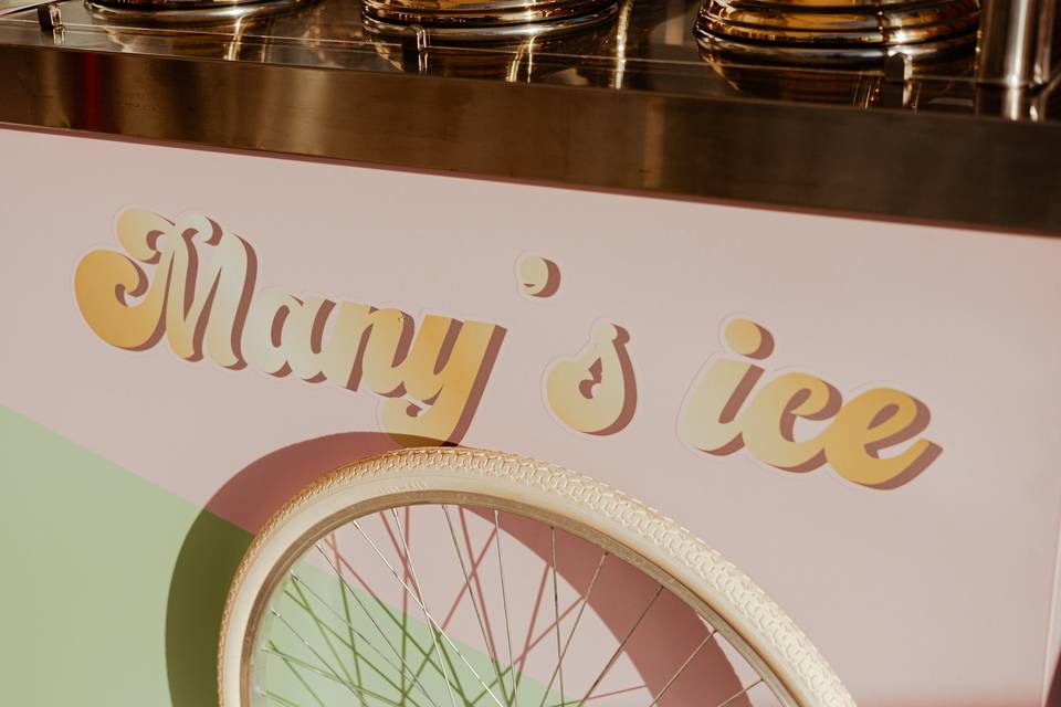 Carrito helados boda