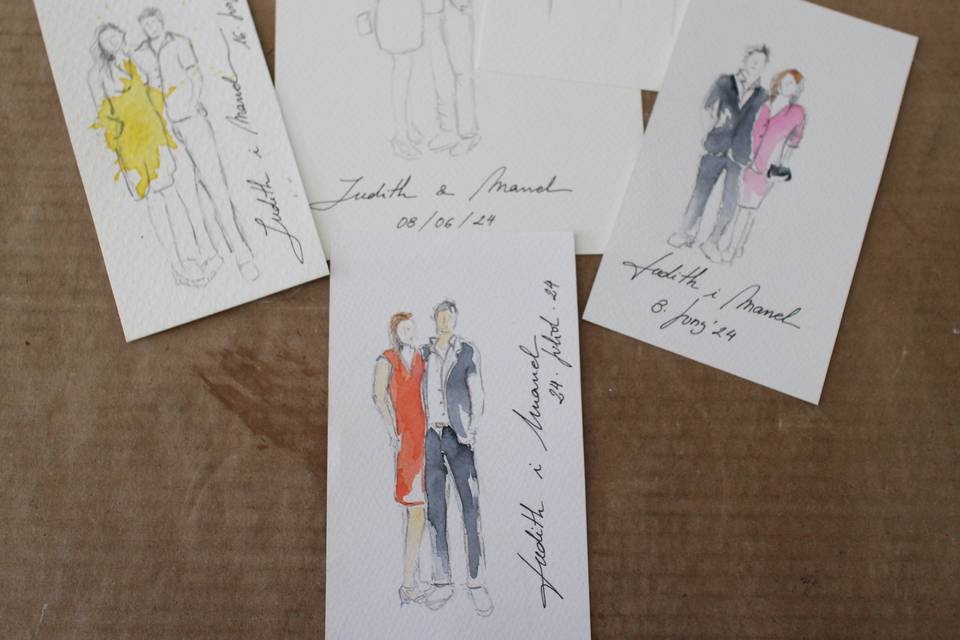 Novios e invitados!