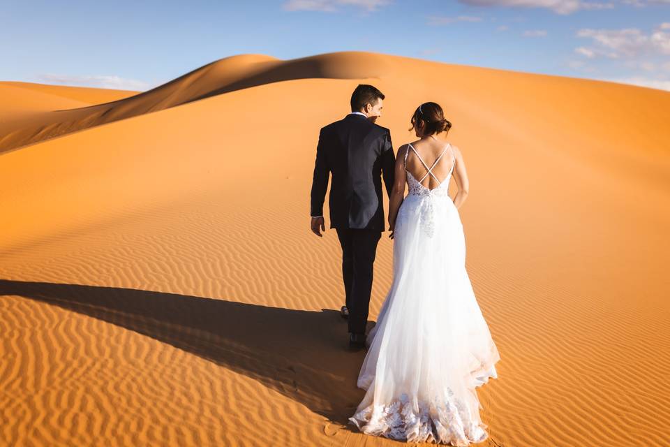 Postboda en el Desierto