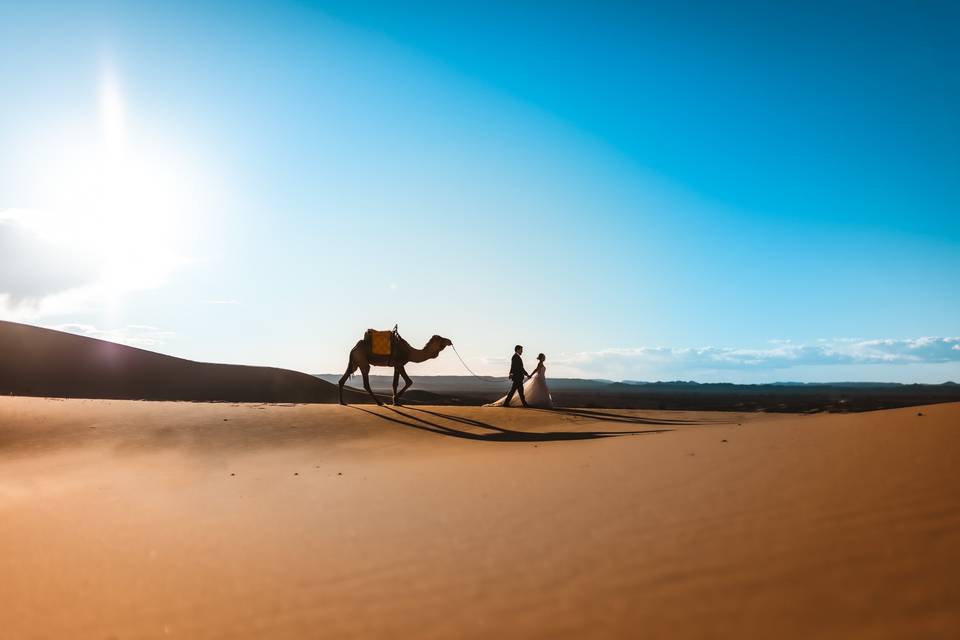 Postboda en el Desierto