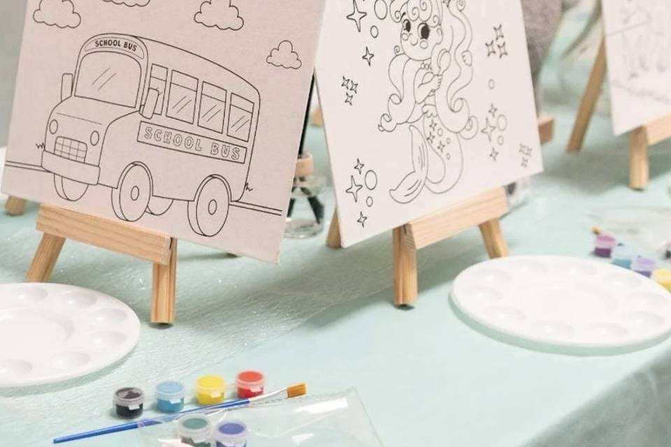 Taller creativo lleno de color