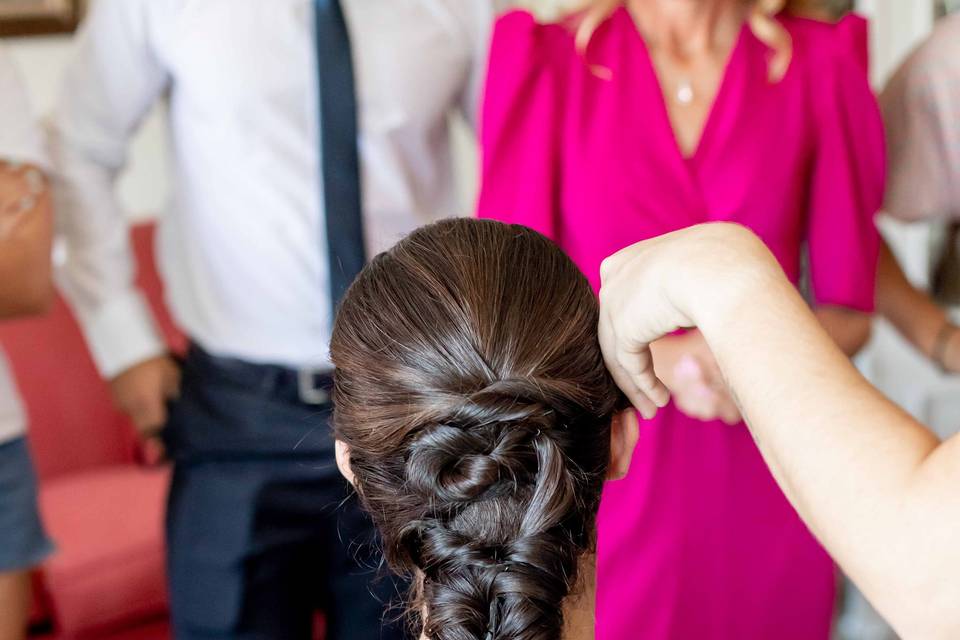 La trenza de la novia