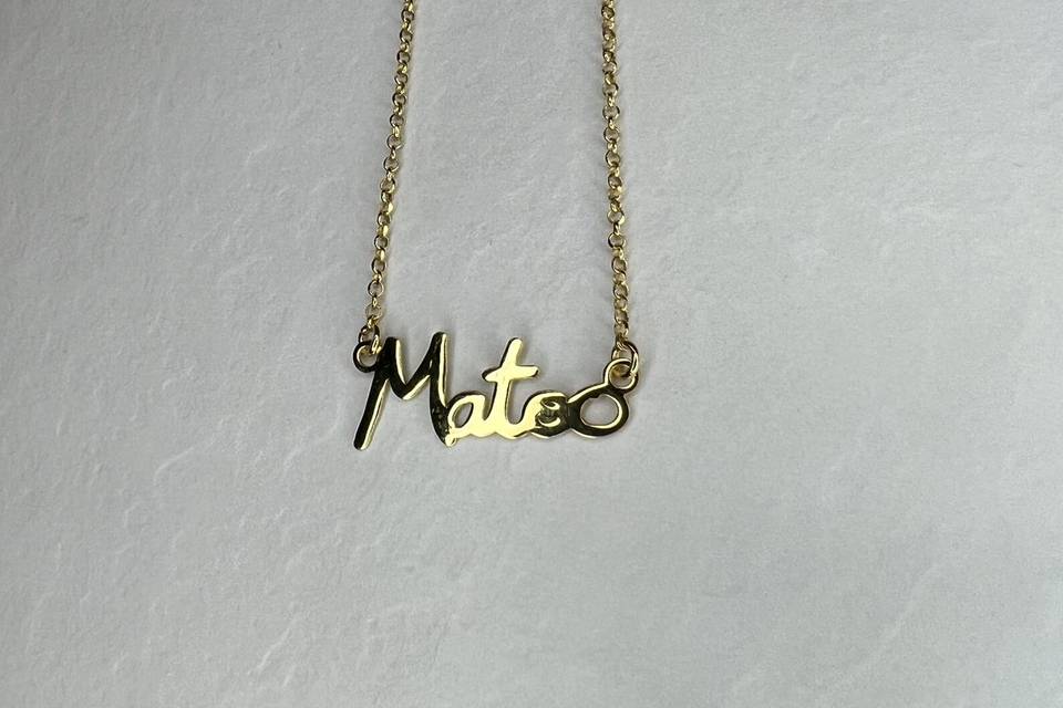 Collar nombre personaliz