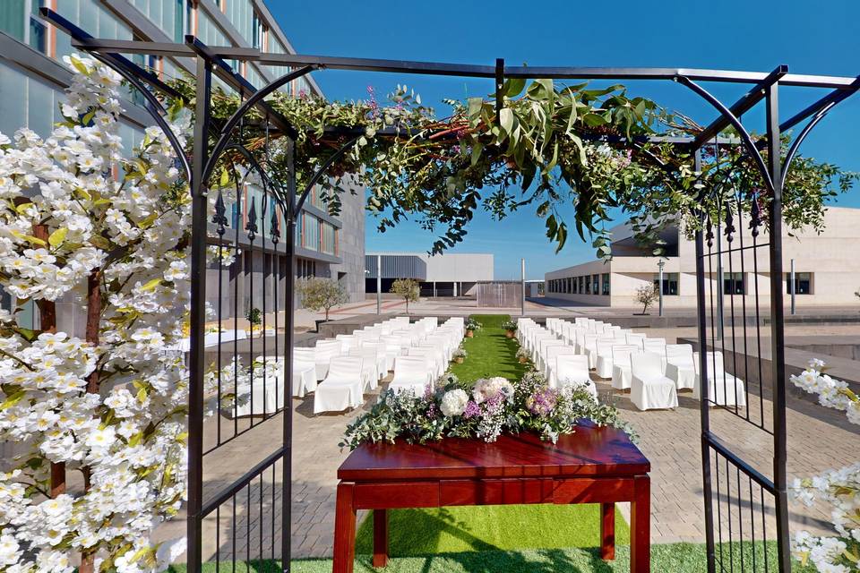 Ceremonia en Terraza