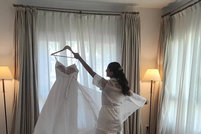Novia feliz