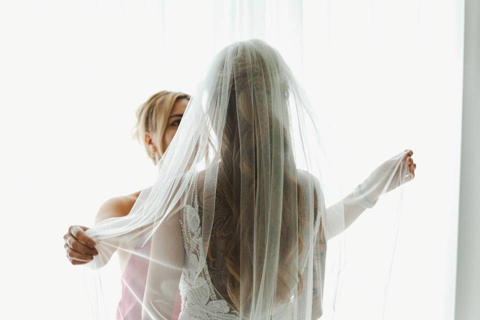 Preparación de la novia
