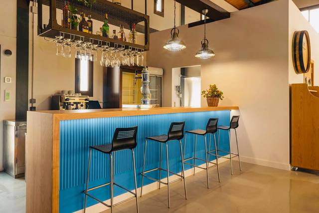 Barra bar interior.