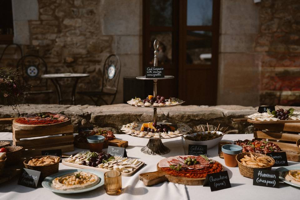 Food buffet reception