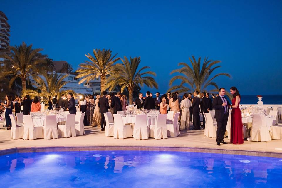 Terraza piscina