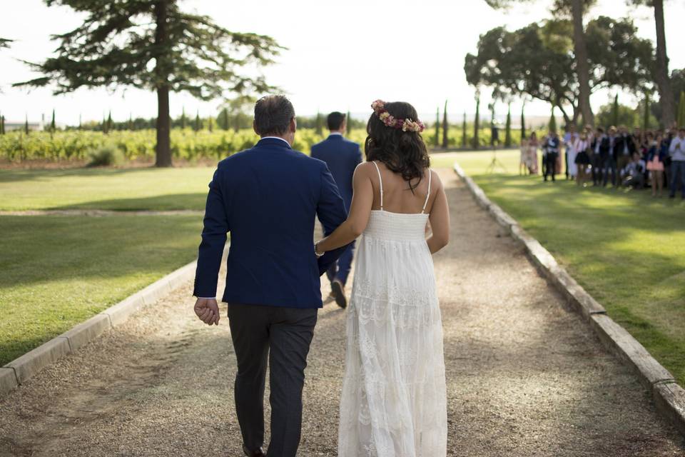 Jardines para la ceremonia