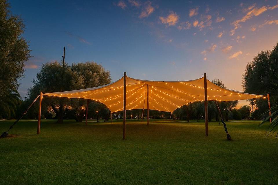 Carpas beduinas iluminación