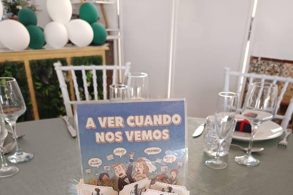 Centro mesa personalizado
