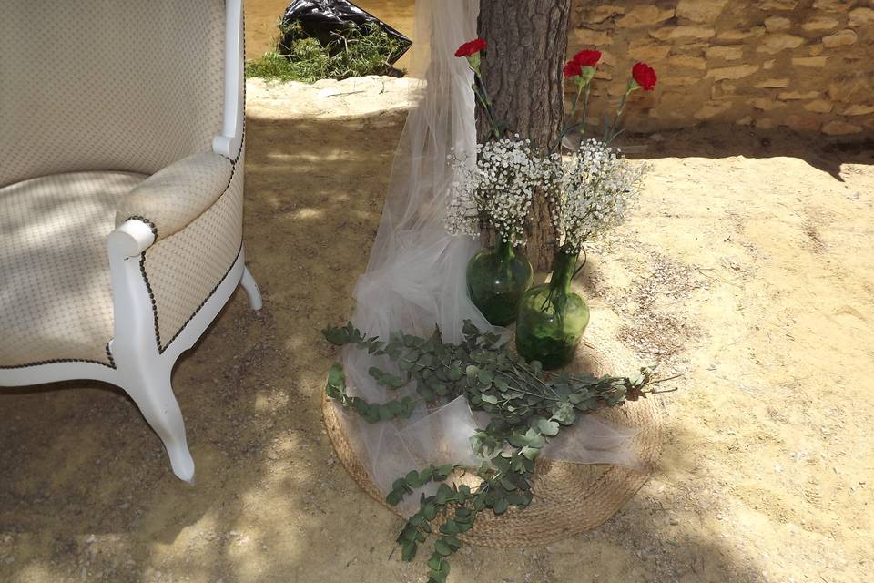 Decoración novios