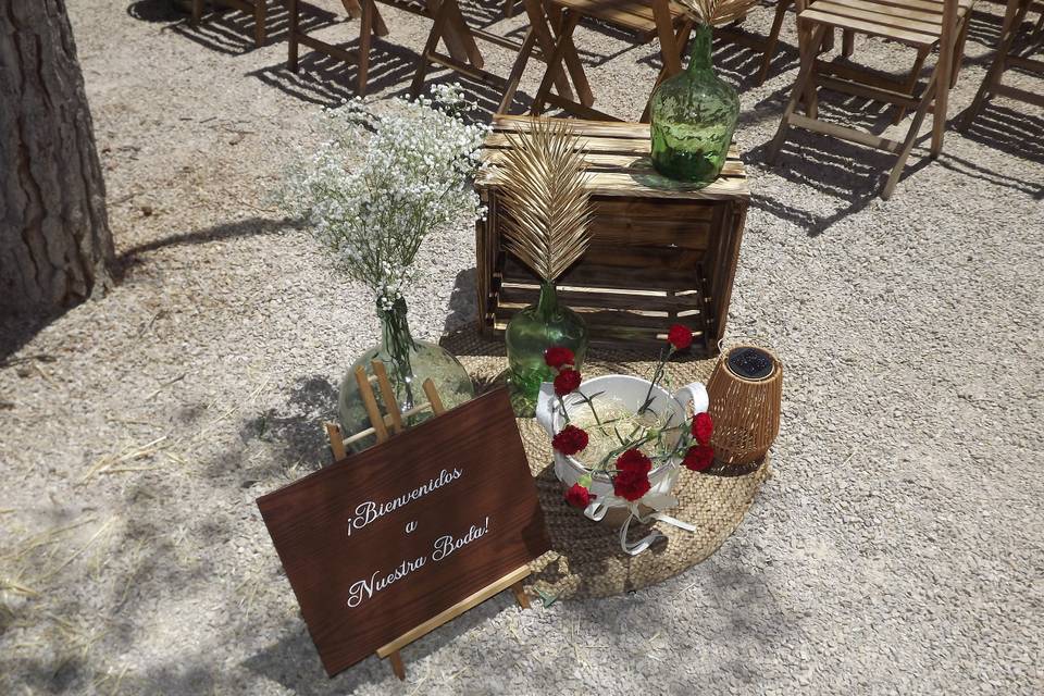 Letreros bienvenida