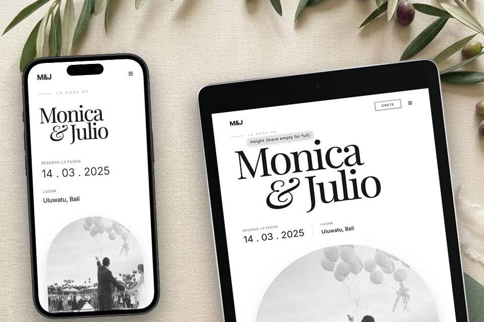 Invitaciones de bodas digitale