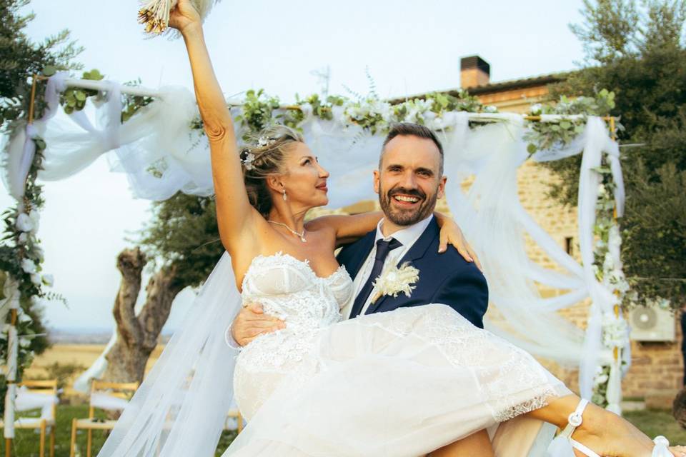 Momento recién casados!