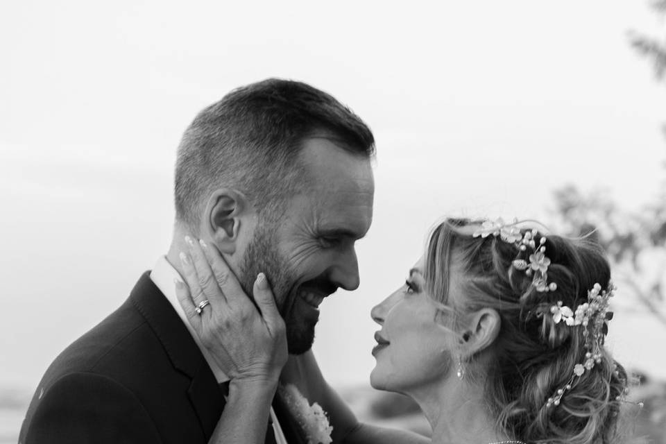 Momentos entre los novios.