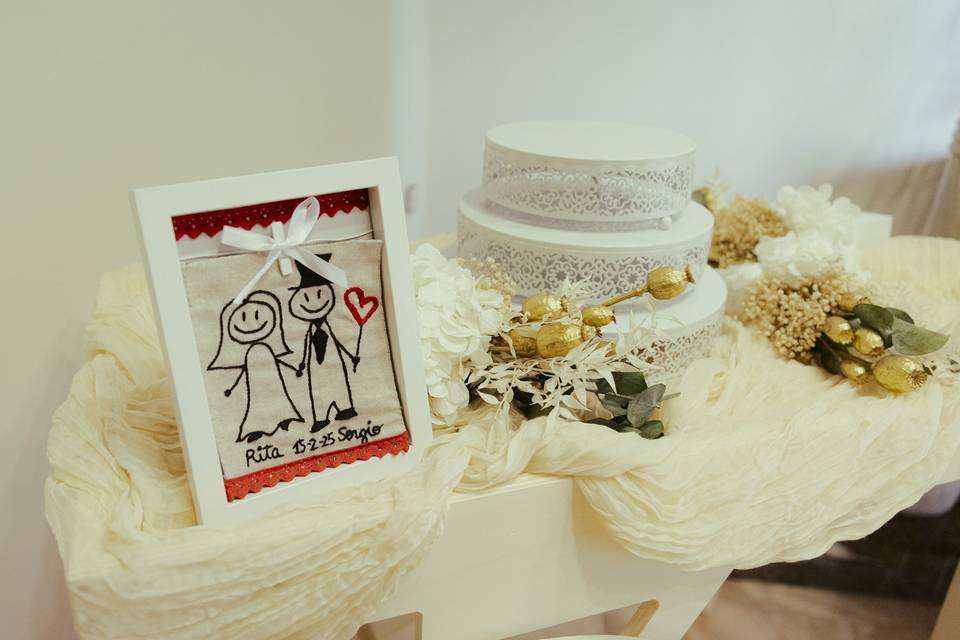Detallitos de los novios.