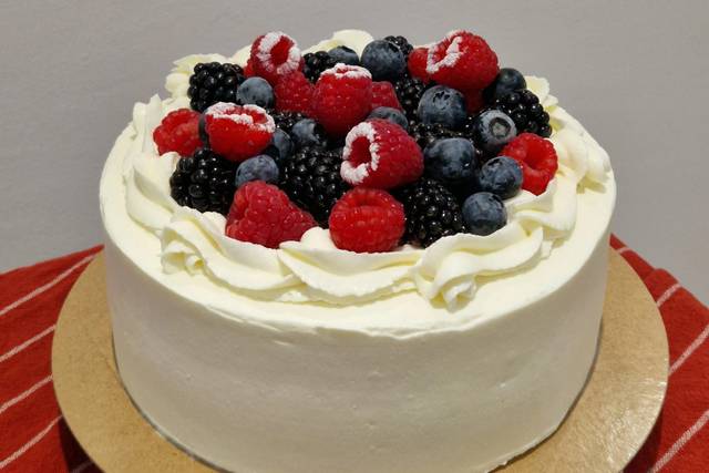 Tarta frutos rojos